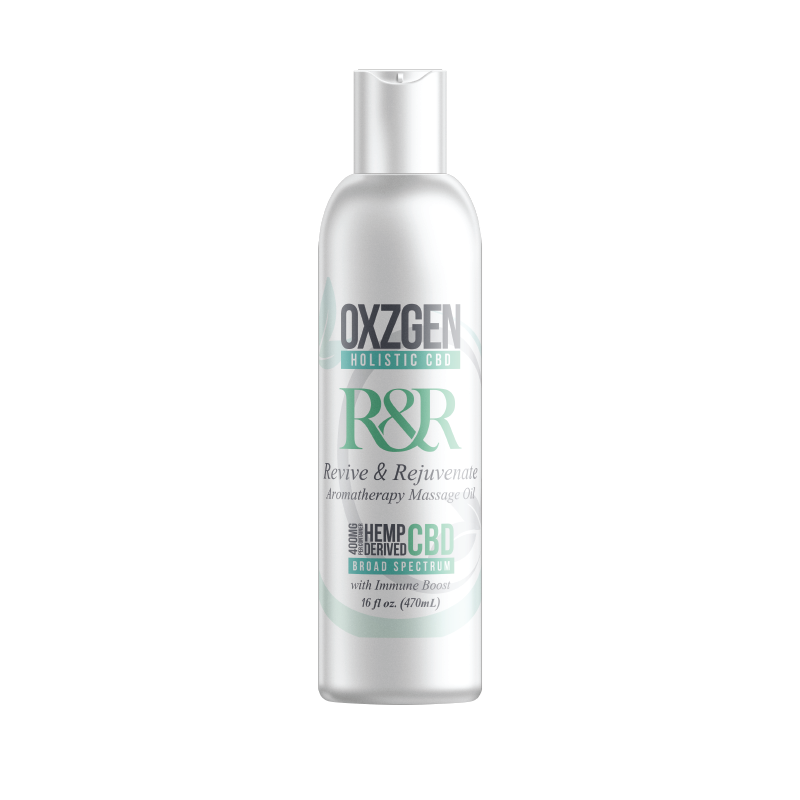 Holistic R&R Aromatherapy Massage Oil 16 oz